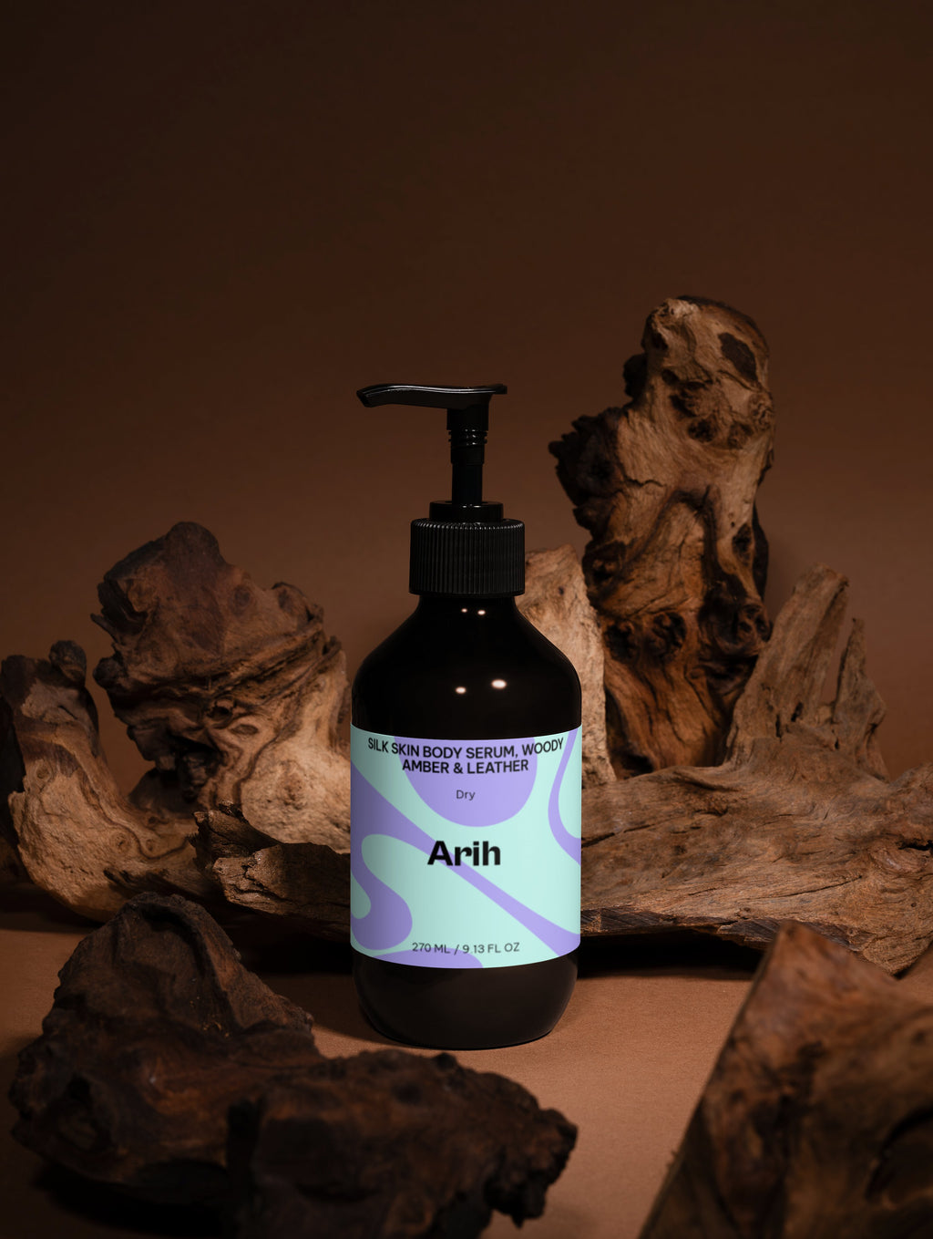 Silk Skin Body Serum, Woody Amber & Leather