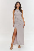  Cocktail dress model 210718 Makadamia 