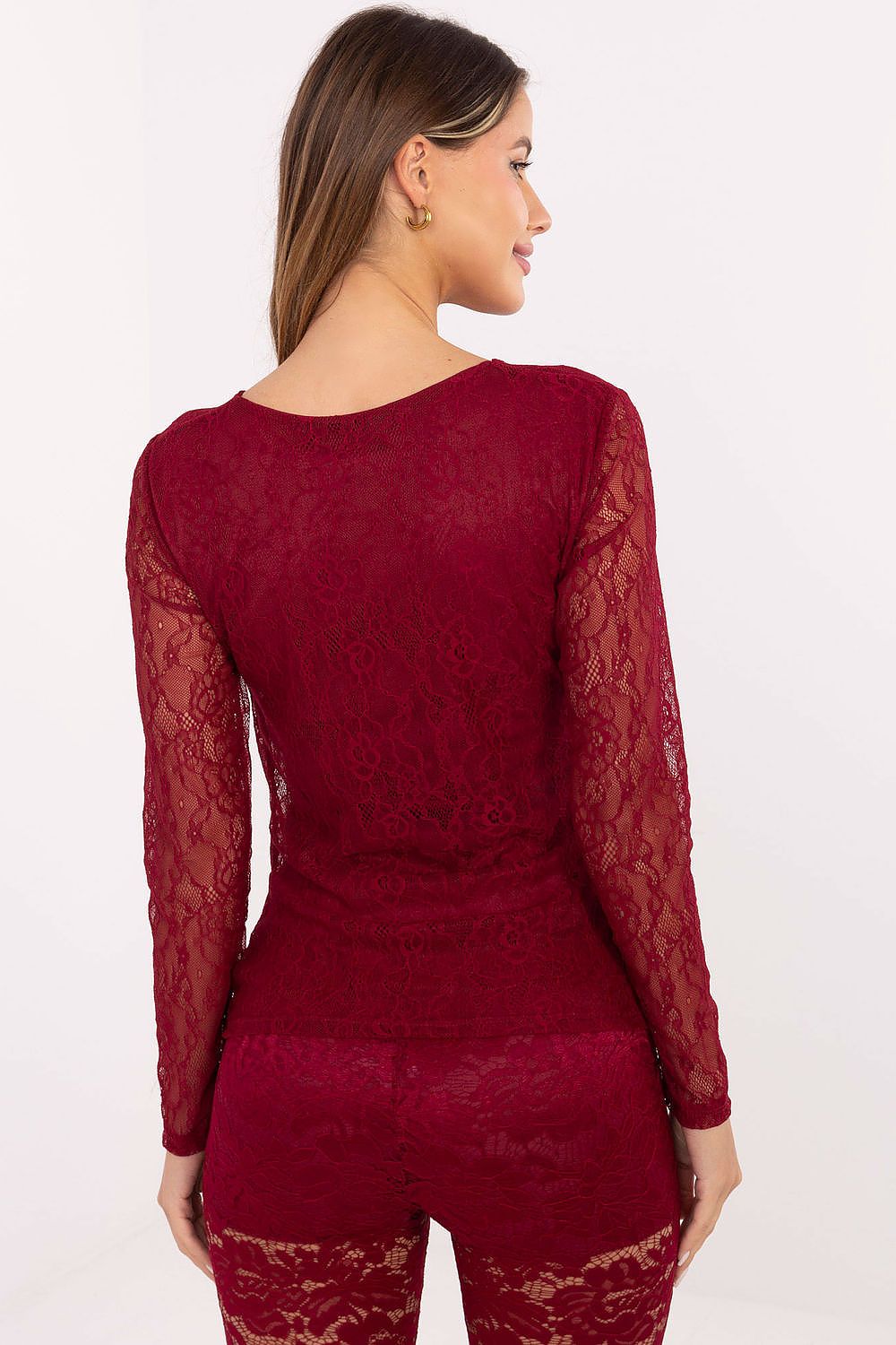  Lace blouse model 220323 Italy Moda 