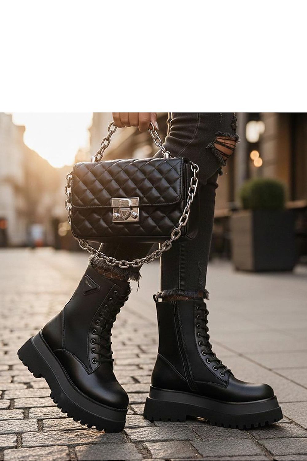  Platform boots model 222046 Solea 
