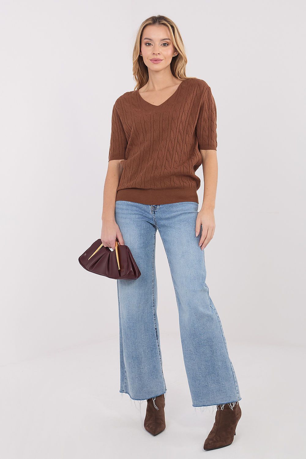  Kurzarm Pullover model 222835 Factory Price 