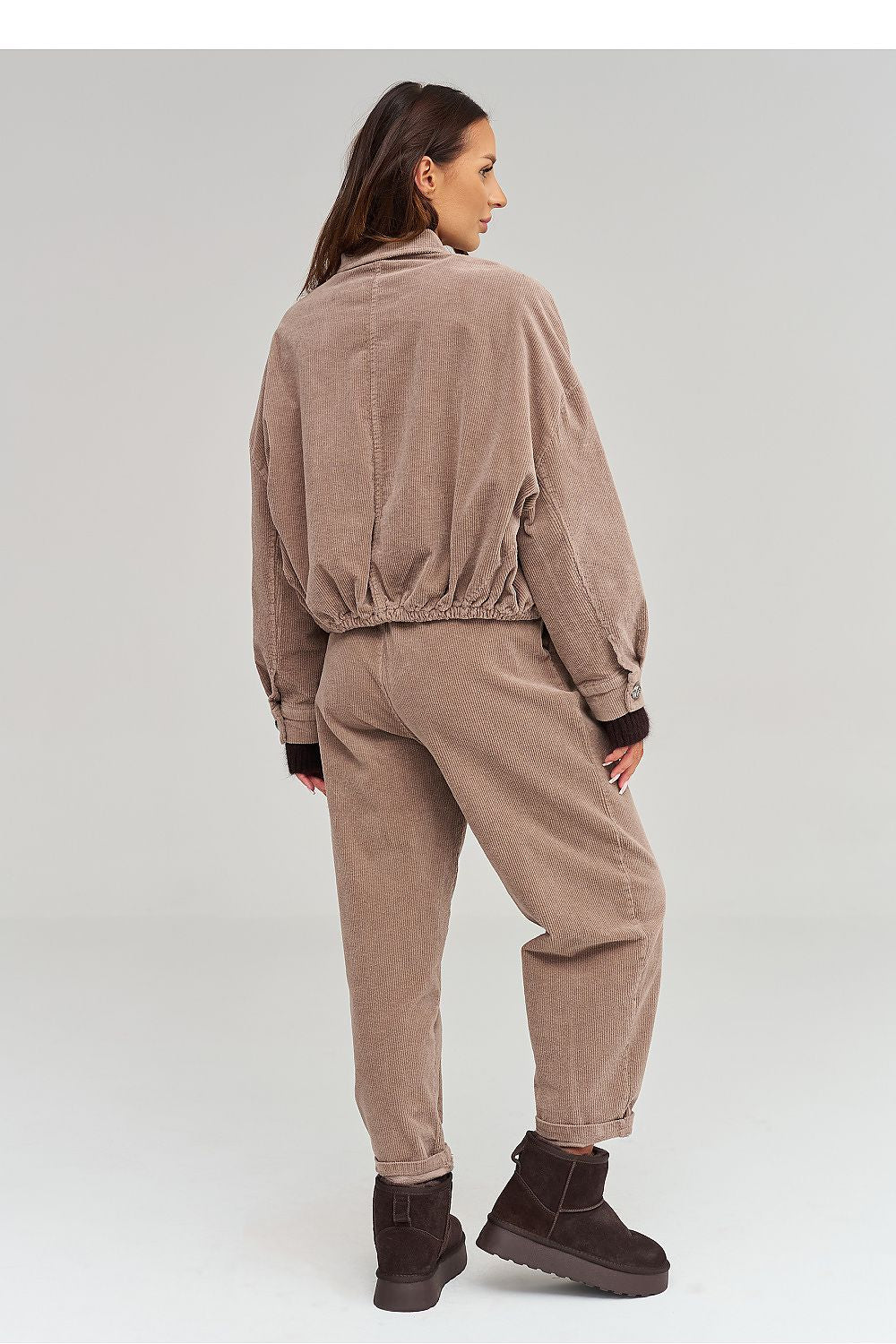  Cordjacke model 232012 Makadamia 