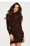  Kurzes Kleid model 232042 Makadamia 
