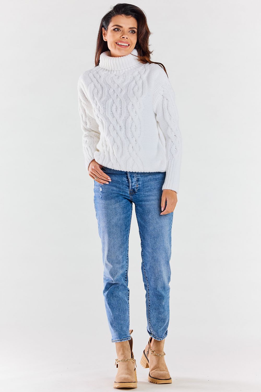  Rollkragenpullover model 173931 awama 