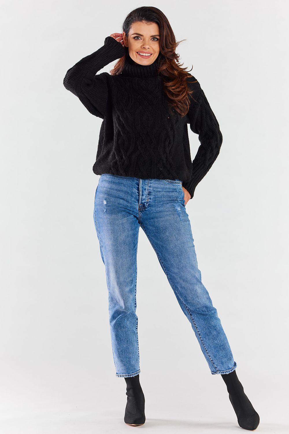  Rollkragenpullover model 173932 awama 