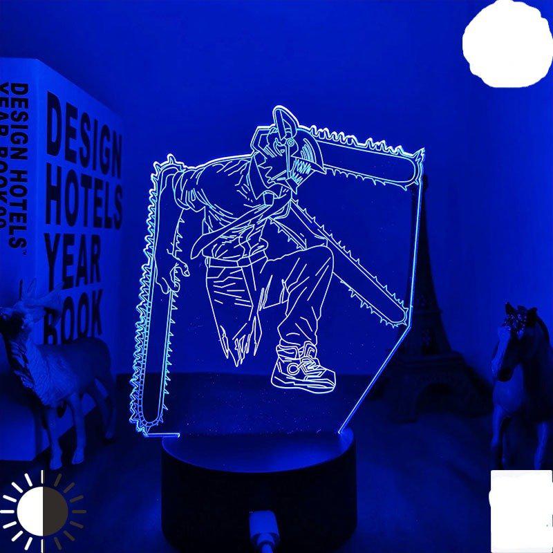 3D Led Chainsaw Man Nightlight-0