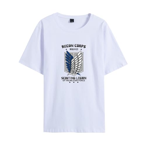 AOT 3D Liberty Wings Style 4 White T-Shirt-0