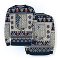 AOT Emblem Christmas Sweater Style 1