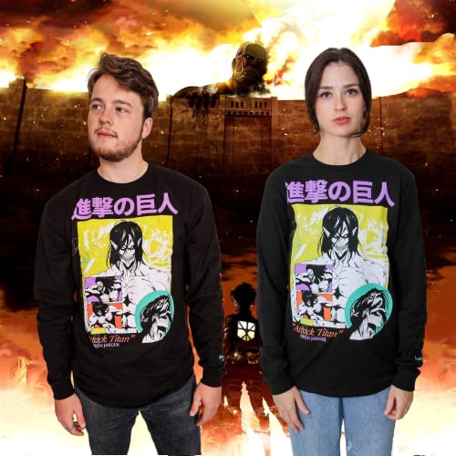 AOT Eren Jaeger Black Attack SweatShirt-3