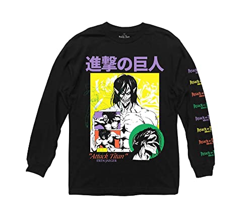 AOT Eren Jaeger Black Attack SweatShirt-0