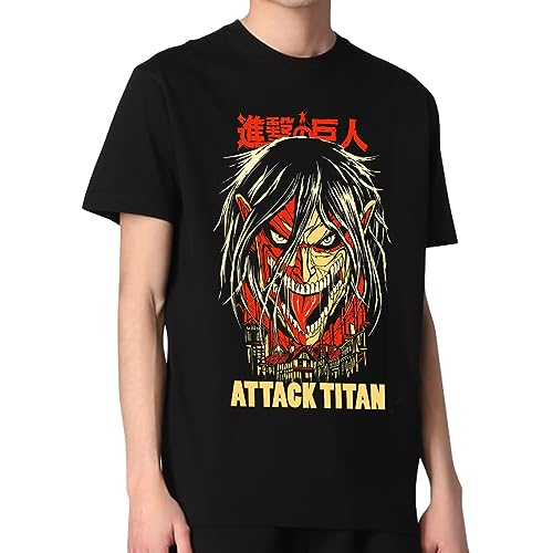 AOT Eren Poster Titan Mode T-shirt-1