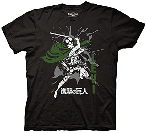 AOT Levi Ackerman Attack Mode T-Shirt-0