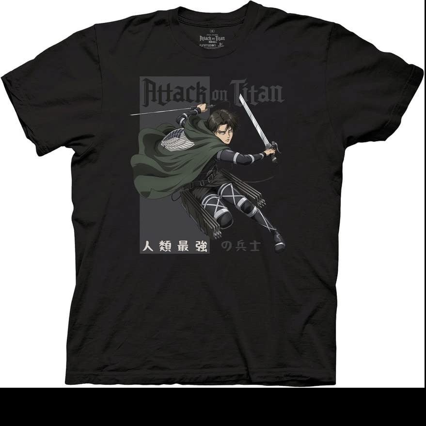 AOT Levi Ackerman Soldier T-Shirt