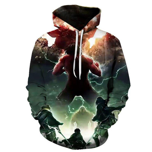 Attack On Titan 3D Hoodie-0