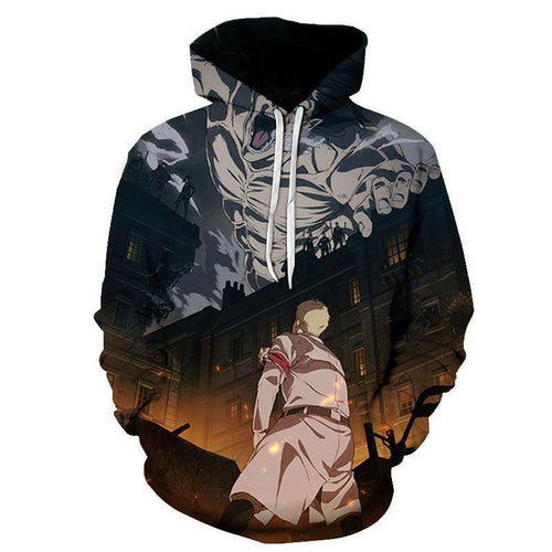 Attack On Titan Eren Invasion Hoodie-0