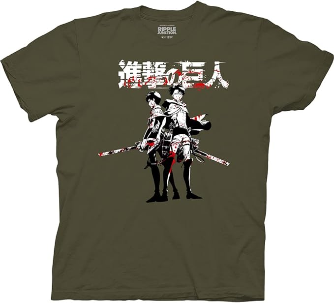 Attack on Titan Levi Ackerman X Eren Yeager Shirt-3