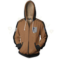 Attack on Titan Simple 3D Hoodie-0