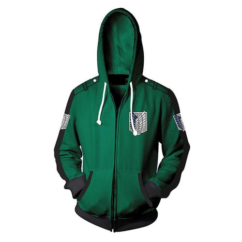 Attack on Titan Simple 3D Hoodie-1