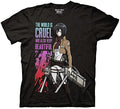 Attack on Titans Cruel World Quote Epic Shirt