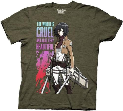 Attack on Titans Cruel World Quote Epic Shirt