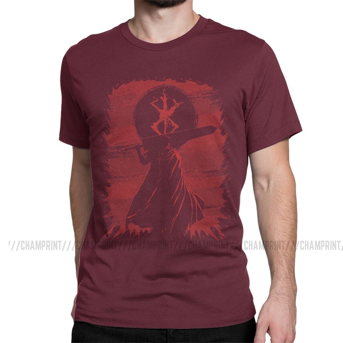 Black Swordsman Berserk T-Shirt-0