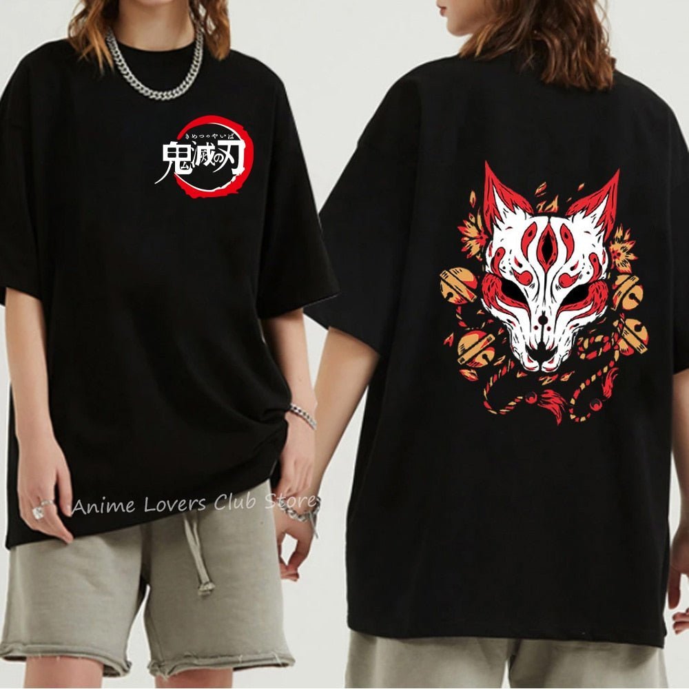 Demon Slayer 3D Tanjiro Mask T-Shirt-0