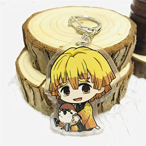 Demon Slayer Agatsuma Zenitsu Kawaï Keychain-2