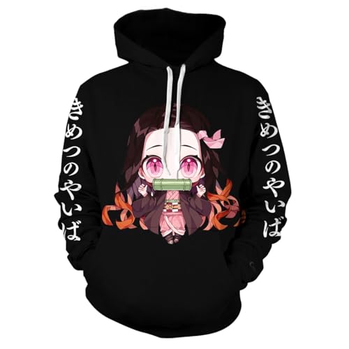 Demon Slayer Chibi Nezuko Classic Pose Hoodie Style 1