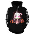 Demon Slayer Chibi Nezuko Classic Pose Hoodie Style 1