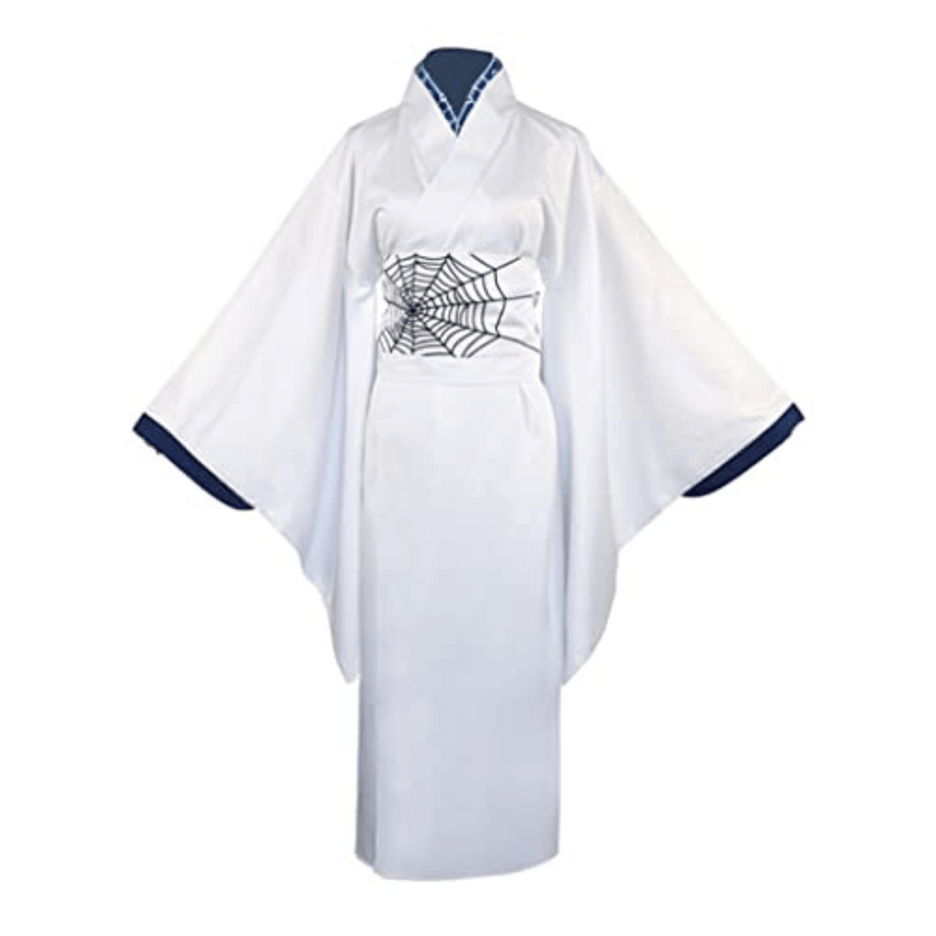 Demon Slayer Full Spider Rui Sister Cosplay Kimono-0