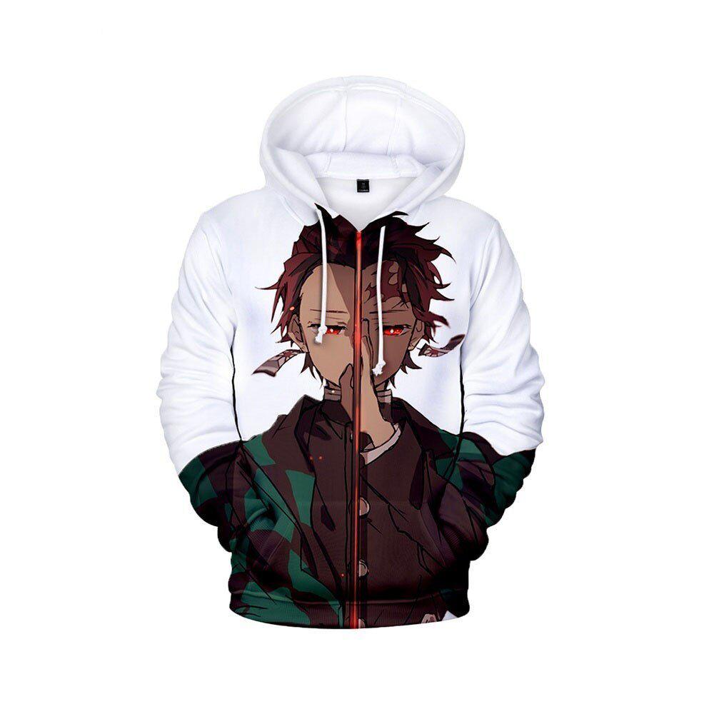 Demon Slayer Kamado 3D Hoodie-0