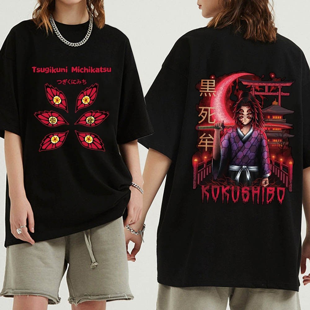 Demon Slayer Kokushibo Style T-Shirts-0