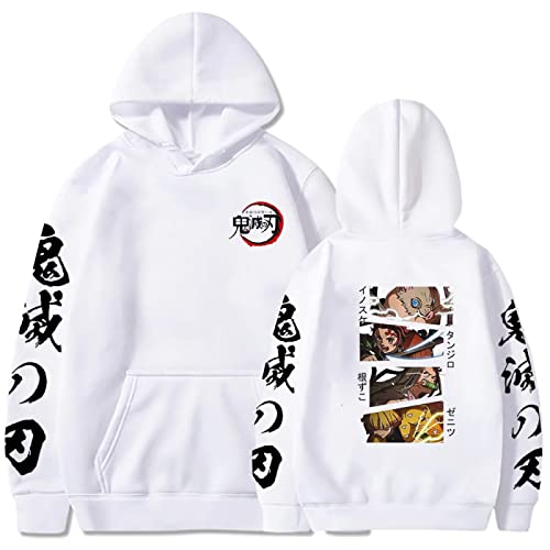 Demon Slayer Main Team Epic Action Pose Kanji Hoodie
