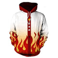 Demon Slayer Rengoku Kyoujurou Cosplay Hoodie-0
