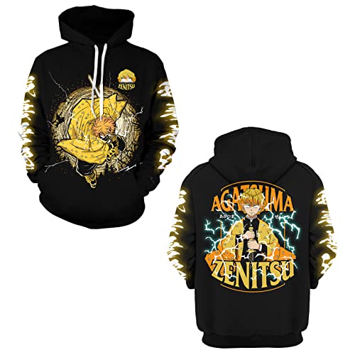 Demon Slayer Special Zenitsu Full Inspired Hoodie