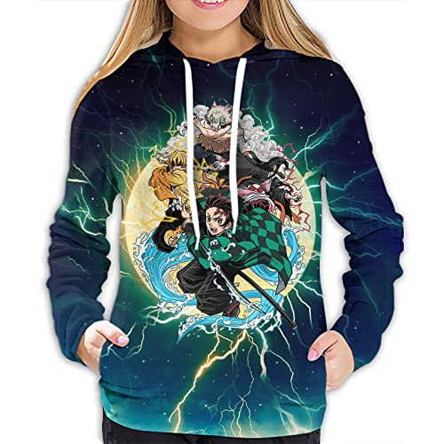 Demon Slayer Tanjiro Team Lightning Hoodie-3