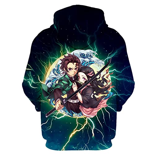 Demon Slayer Tanjiro Team Lightning Hoodie-2