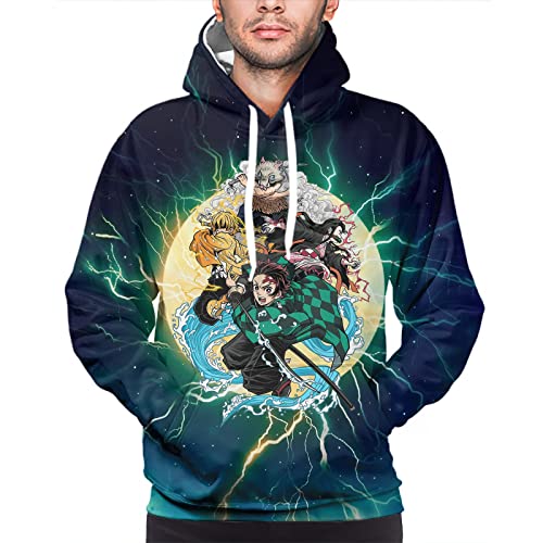 Demon Slayer Tanjiro Team Lightning Hoodie-0