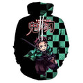 Demon Slayer Tanjiro Uniform Cosplay Deter Hoodie-0