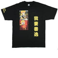 Demon Slayer Zenitsu Agatsuma Panels Kanji T-Shirt-0