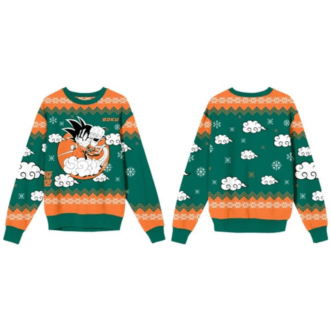 Dragon Ball Z Goku Epic Christmas Sweater-0