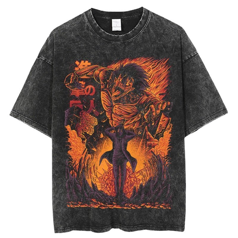 Eren Rage Badass Vintage Shirt-0