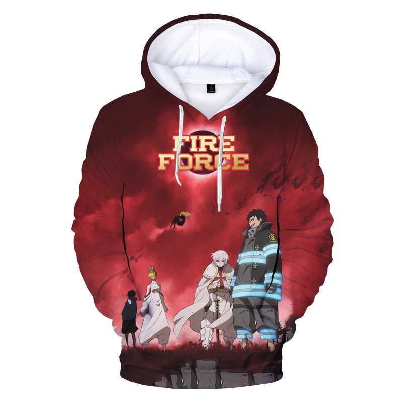 Fire Force Kusakabe Brothers 3D Hoodie