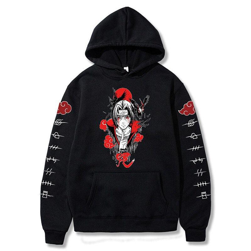Itachi Akatsuki Hoodie 3D-0