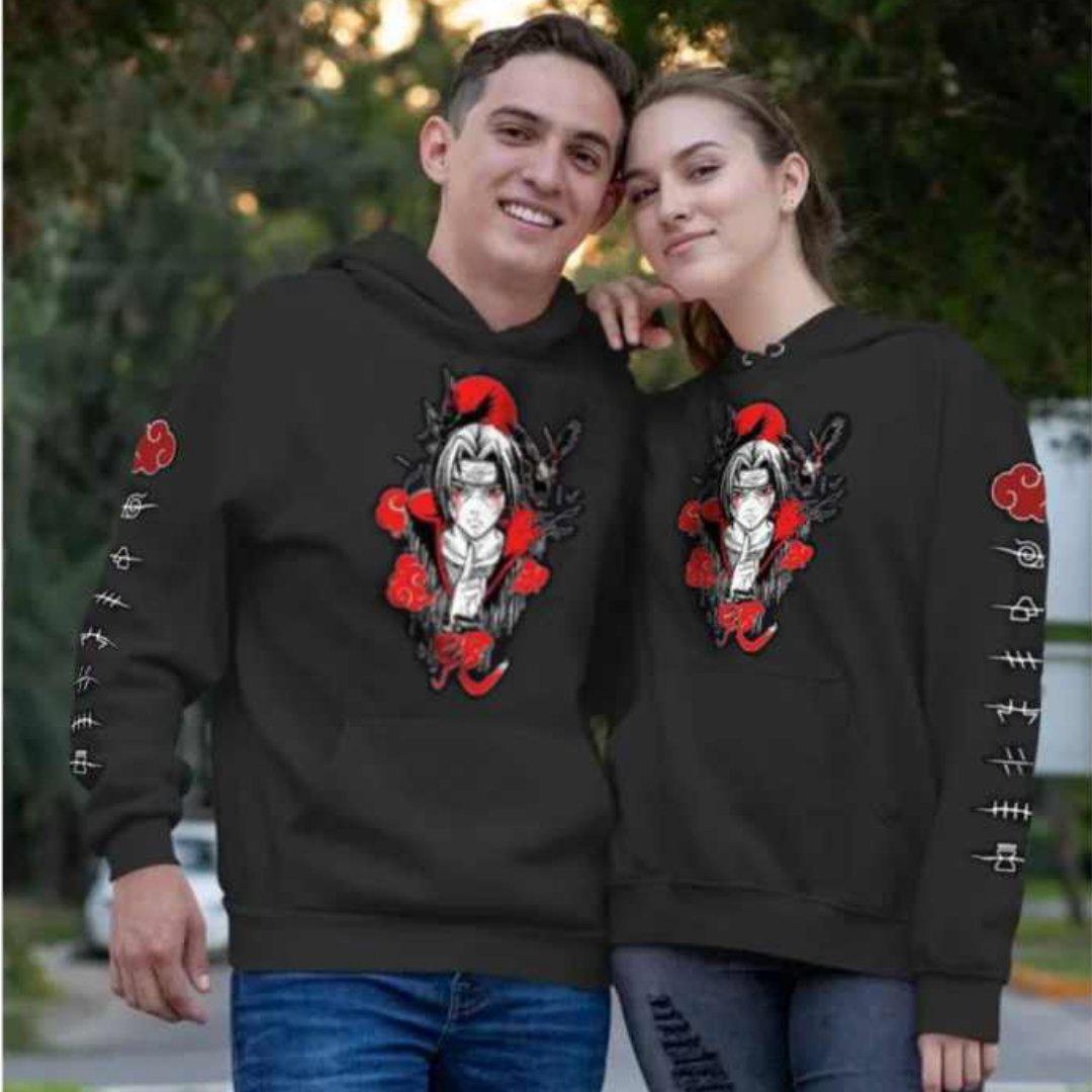 Itachi Akatsuki Hoodie 3D-1