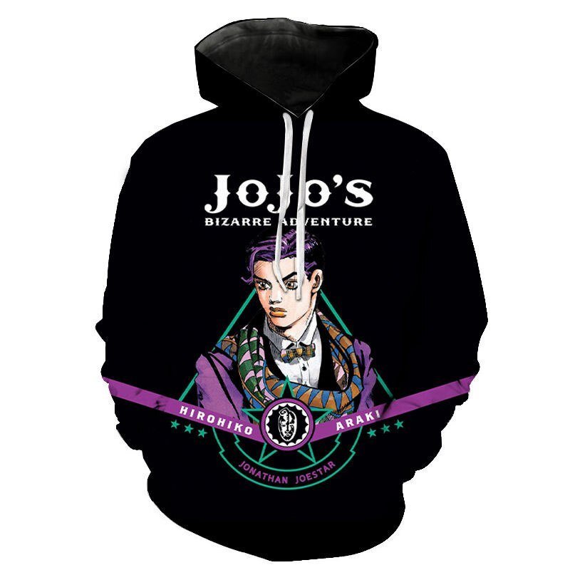 JoJo Bizarre Araki 3D Hoodie