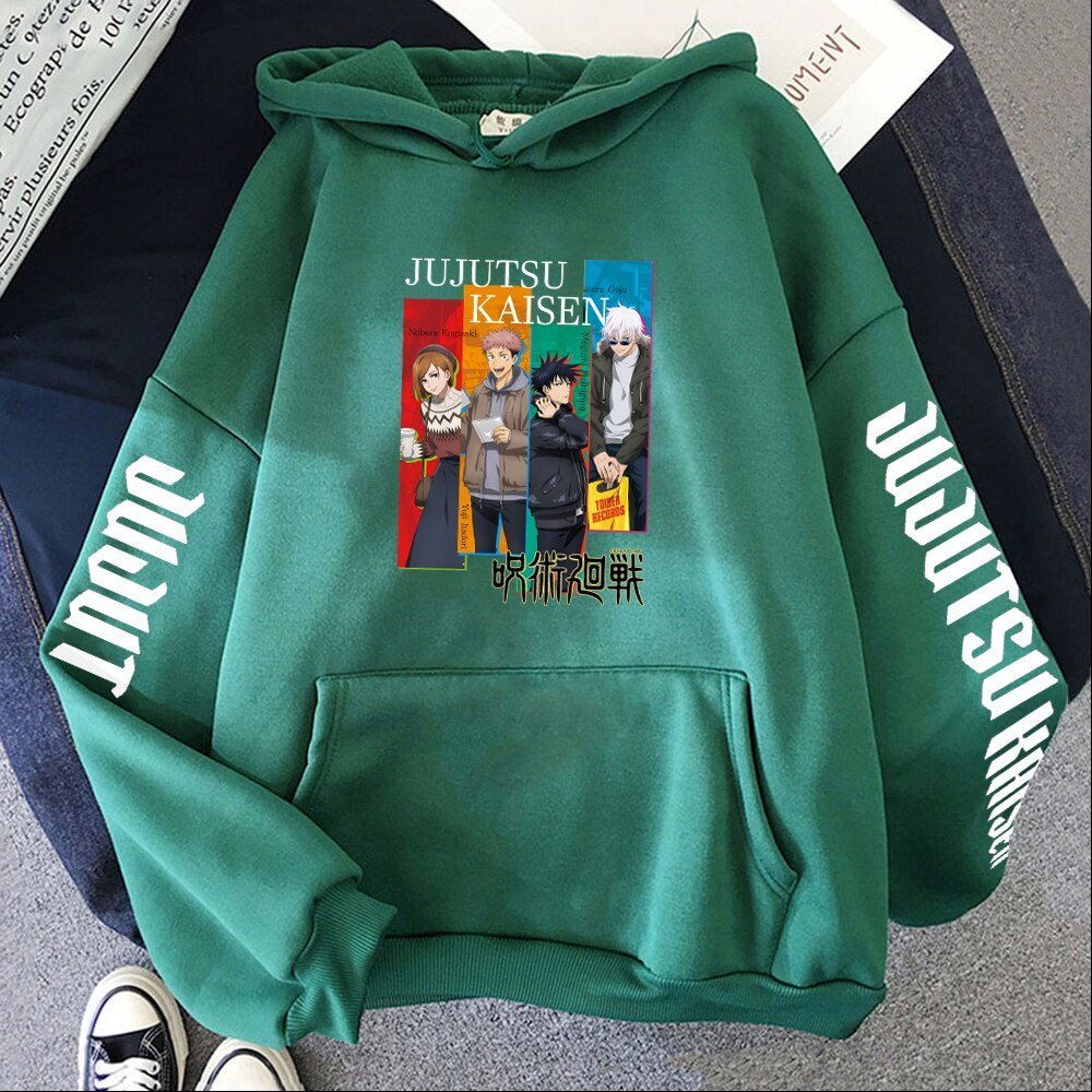 Jujutsu Kaisen Gojo Team Night Style Hoodie-6