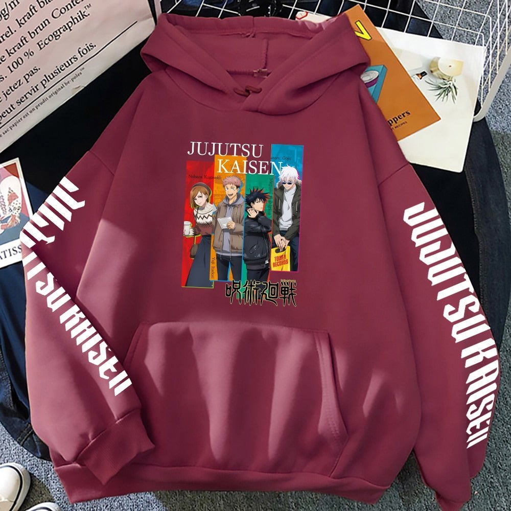 Jujutsu Kaisen Gojo Team Night Style Hoodie-1