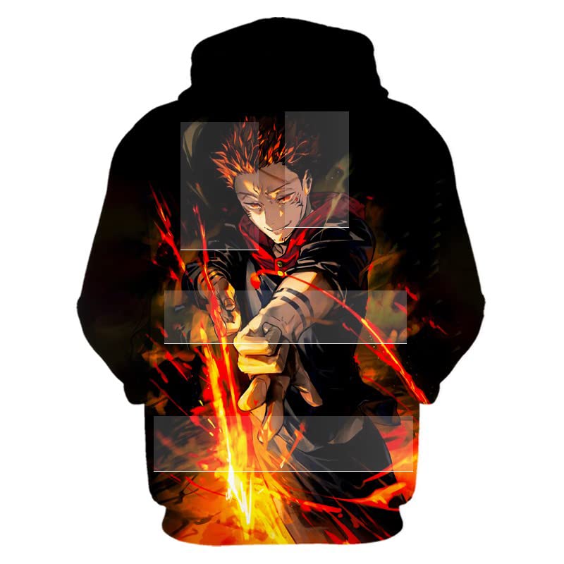 Jujutsu Kaisen Itadori X Sukuna Fire Arrow Attack Hoodie