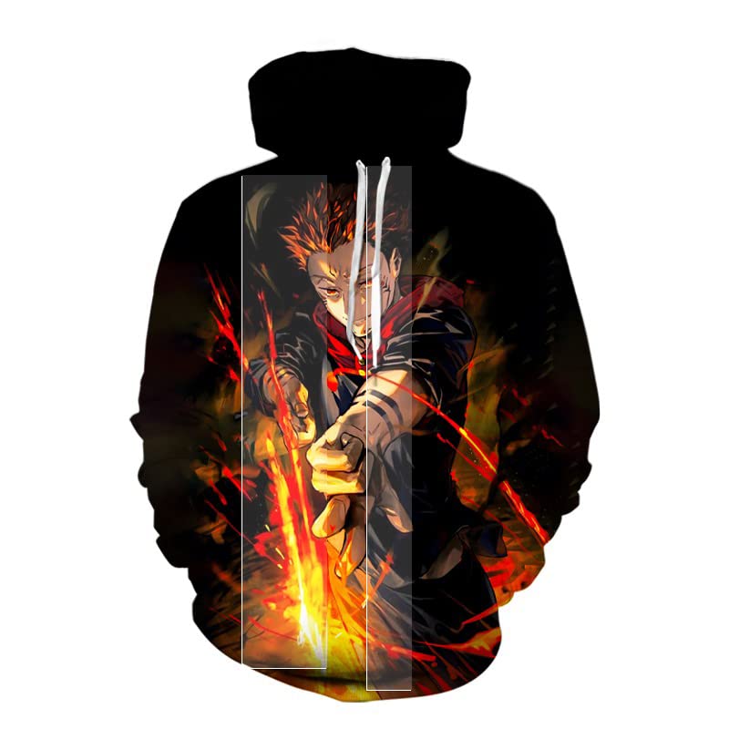 Jujutsu Kaisen Itadori X Sukuna Fire Arrow Attack Hoodie